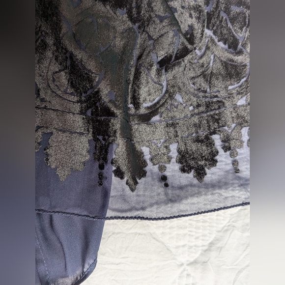 NWT ... Max Studio Velvet Burnout Sleeveless Dress Size L - Picture 11 of 12